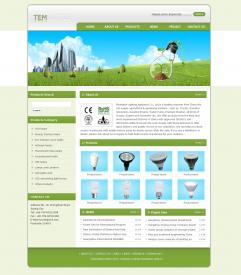 外貿英文網(wǎng)站(節(jié)能燈)